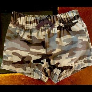 Kids camouflage shorts